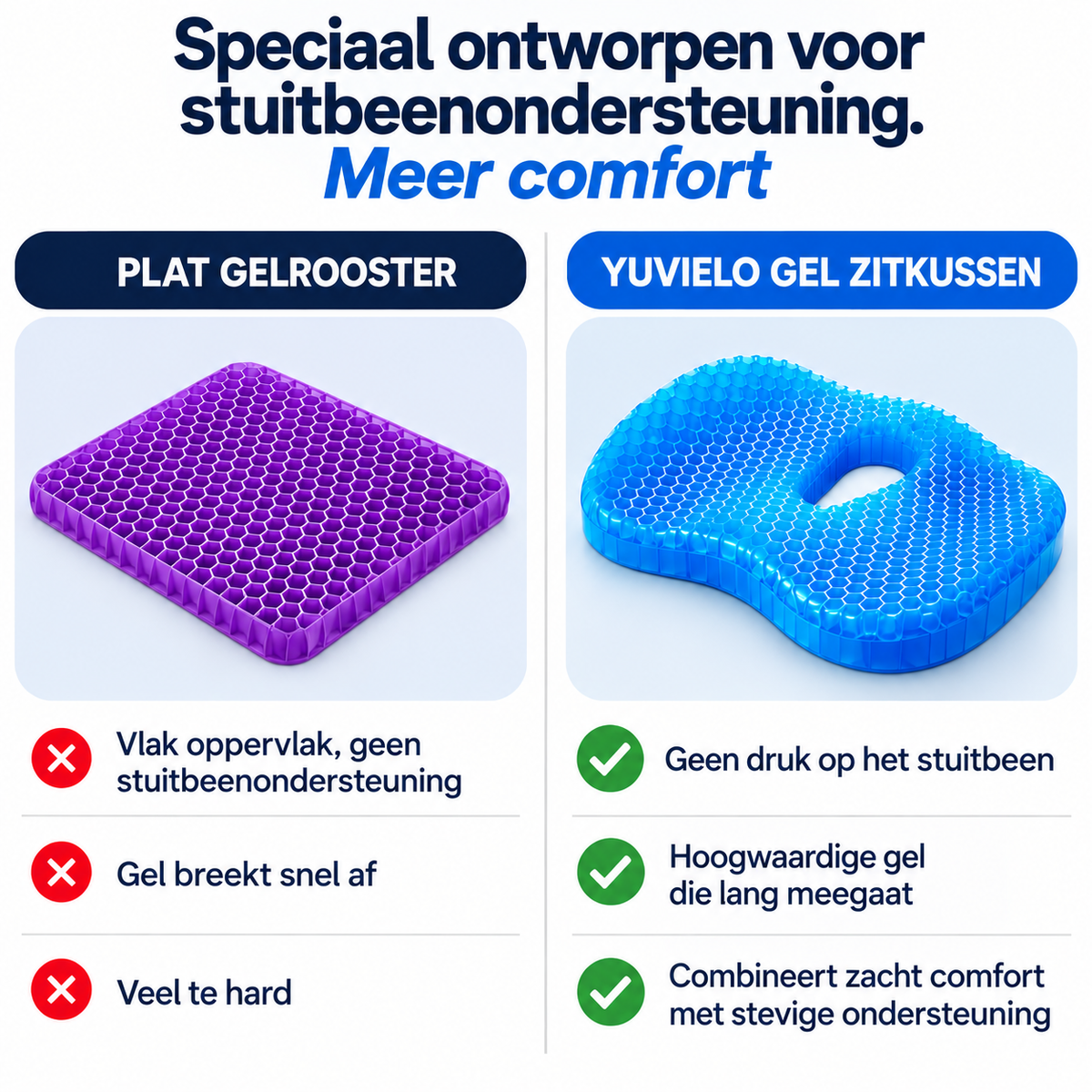 Yuvielo Ergonomisch Zitkussen